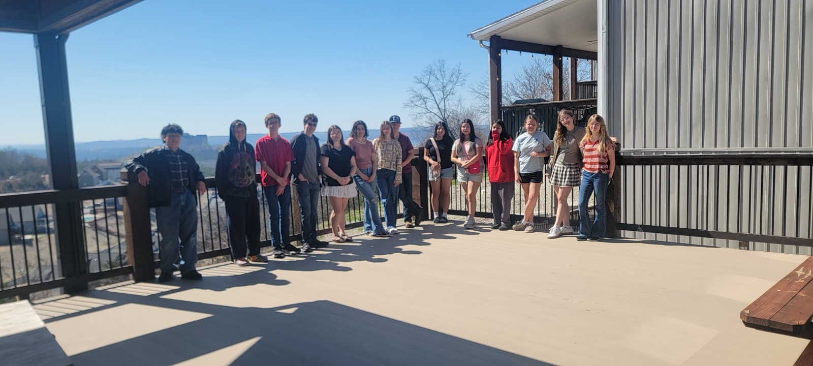 Youth ministry outing at First United Methodist Church, Ponca City